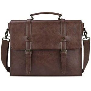 New Men's Messenger Bag Vintage Coffee